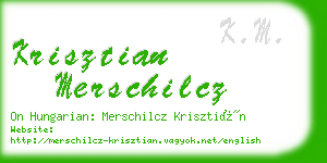 krisztian merschilcz business card